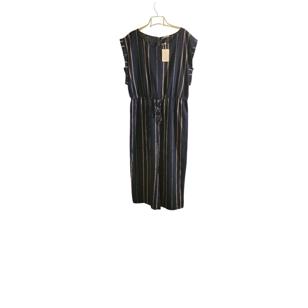 Universal Thread Cropped Striped Jumpsuit NWT Size XXL